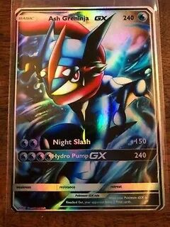 Прочтите описание (m) Ash B Greninja Gx Ex Mega полного иску