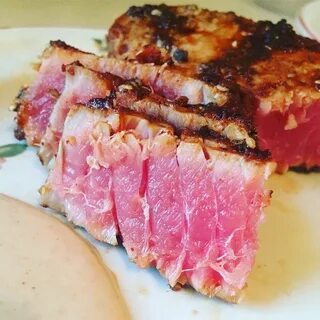 Blackened Ahi Tuna with Ginger-Soy Dipping Sauce Ahi tuna st