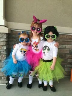 Halloween costumes for sisters, Powerpuff girls costume, Pow