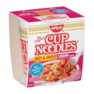 Лапша Cup Noodles Hot Spicy Shrimps, 64 г - Napitki Store