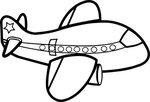 Airplane Coloring Aeroplane Jet Pages Plane Drawing Fighter 