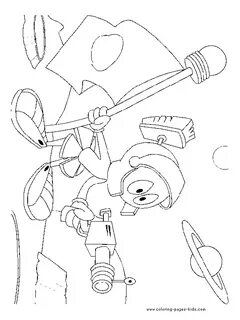 Marvin the Martian Cartoon coloring pages, Coloring pages, D