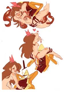 Xbooru - 1boy 1girl bill cipher disney gravity falls mabel p