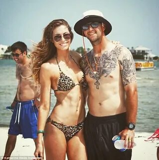 Katherine Webb in a bikini with husband AJ McCarron