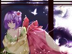 bow, Butterfly, Cherry, Blossoms, Cleavage, Flowers, Hieda, 