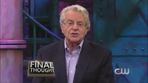 Jerry's Final Thought Jerry Springer - YouTube
