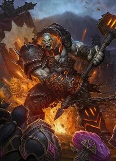 Wowx6 GR BoxFlap Finalv2 vertcrop Warcraft art, Warcraft orc