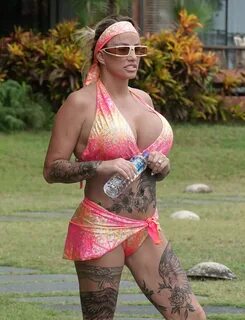 Katie Price Shows Off Her Huge Boobs And New Tattoos In