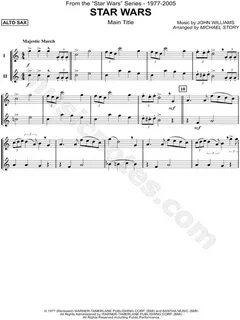 "Star Wars (Main Theme) - Alto Saxophone" from 'Star Wars' S