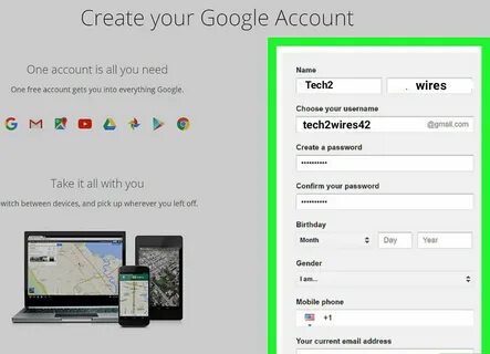 How to Create a Gmail Account- Create a Google Account - Tec