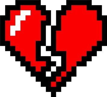 Black Heart Pixel Art Clipart , Png Download - Minecraft Bro