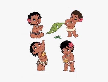 Baby Moana Clip Art, HD Png Download , Transparent Png Image