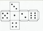 What were doing this week Dice template, How to make dice, T