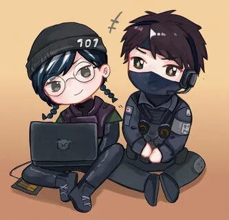 Echo and Dokkaebi R6 レ イ ン ボ-, イ ラ ス ト, レ イ ン ボ-シ ッ ク ス シ-ジ