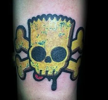 50 Bart Simpson Tattoo Designs For Men - The Simpsons Ink Id