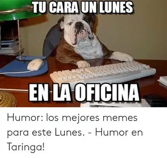 TU CARA UN LUNES EN LA OFICINA Humor Los Mejores Memes Para 