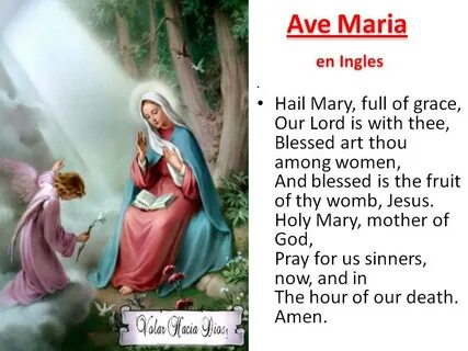 Volar hacia Dios: Ave Maria en todos los idiomas