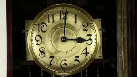 Tall Case Grandfather German Antique Mahogany Clock - YouTub