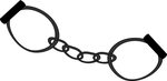 Golden Handcuff Police Handcuffs Png - Clip Art Library