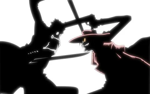 Hellsing Alucard Anime Silhouette Gun Sword Alexander Anders