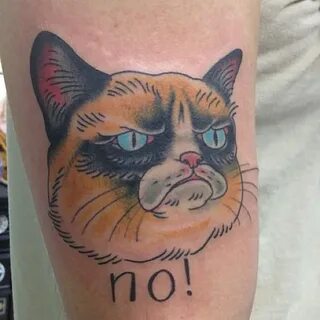 cat tattoo Askideas.com