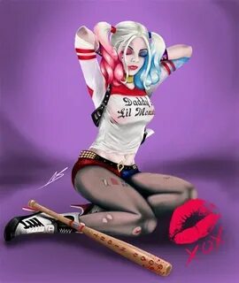 Harley Quinn Pin Up By Brandonledgerwood On Deviantart Free 