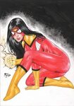 Spider-Woman by Fred Benes. Marvel girls, Comics girls, Spid
