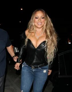 MARIAH CAREY Leaves Catch LA in West Hollywood 05/20/2017 - 