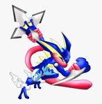 Pokemon 10658 Shiny Mega Greninja Pokedex - Shiny Mega Ash G