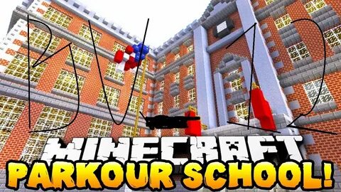 Minecraft Parkour #1 - 'Parkour School!' w/Black_Venom12 - Y