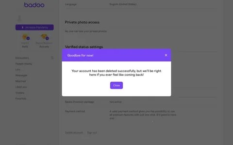 How To Delete My Badoo Account / Guide How To Delete Badoo A