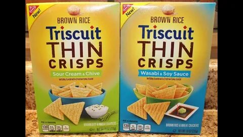 Triscuit: Sour Cream & Chive and Wasabi & Soy Sauce Food Rev