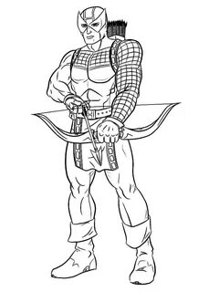 Hawkeye coloring pages - Coloring4k.com