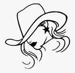 #cowgirl - Cowgirl Designs , Transparent Cartoon, Free Clipa