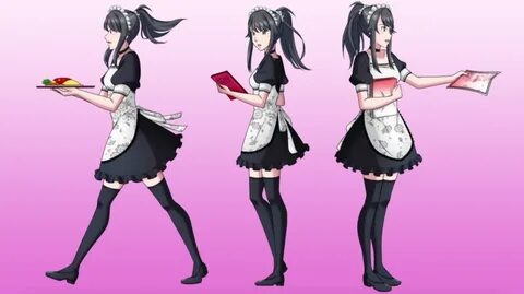 Yandere-chan as a maid Yandere Simulator Know Your Meme