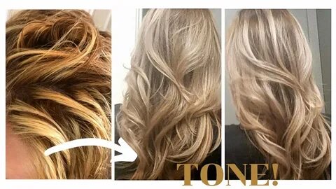 HOW TO TONE BRASSY HAIR WELLA T18 + T11 BRASSY TO ASHY - You