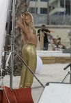 Pictures of Shakira in a Bikini Shooting a New Music Video i