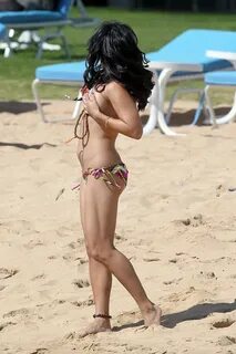 Vanessa Hudgens in Bikini at the Beach in Hawaii - HawtCeleb