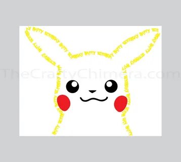 Pikachu Printable Birthday Card Pokemon - Printable Birthday