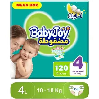 Baby Joy Size (4) Mega Box 120 Diapers - отслеживание цены в