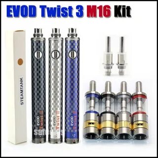 Steamtank evod твист III Батарея M16 двойной катушки распыли