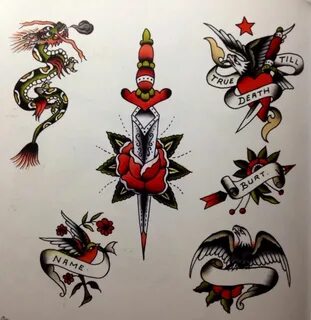 Pin by Zach Odell on Traditional Tattoos Tattoo flash art, D