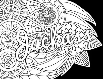 Pages Coloring Swear Word Coloring Pages Printable Graffiti 