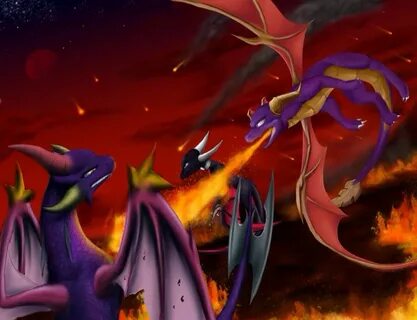 The final battle Spyro and cynder, Spyro the dragon, Art