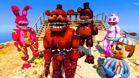 FNAF GTA 5 MODS - АНИМАТРОНИКИ ИЩУТ ДРУЗЕЙ ФНАФ ГТА 5 - YouT