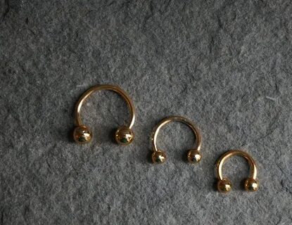 16 gauge captive septum ring horseshoe septum 6mm septum Ets