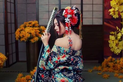 Цветок самурая - 64 фото