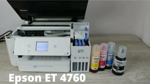 Epson ET 4760 Unboxing, Setup & Review - YouTube