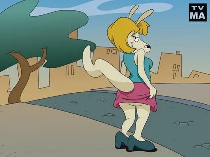 Xbooru - ass breasts claudette (rocko's) genderswap no panti