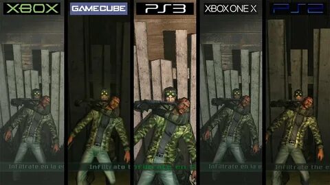 Splinter Cell Pandora Tomorrow PS2 vs Xbox vs PS3 vs ONE X v